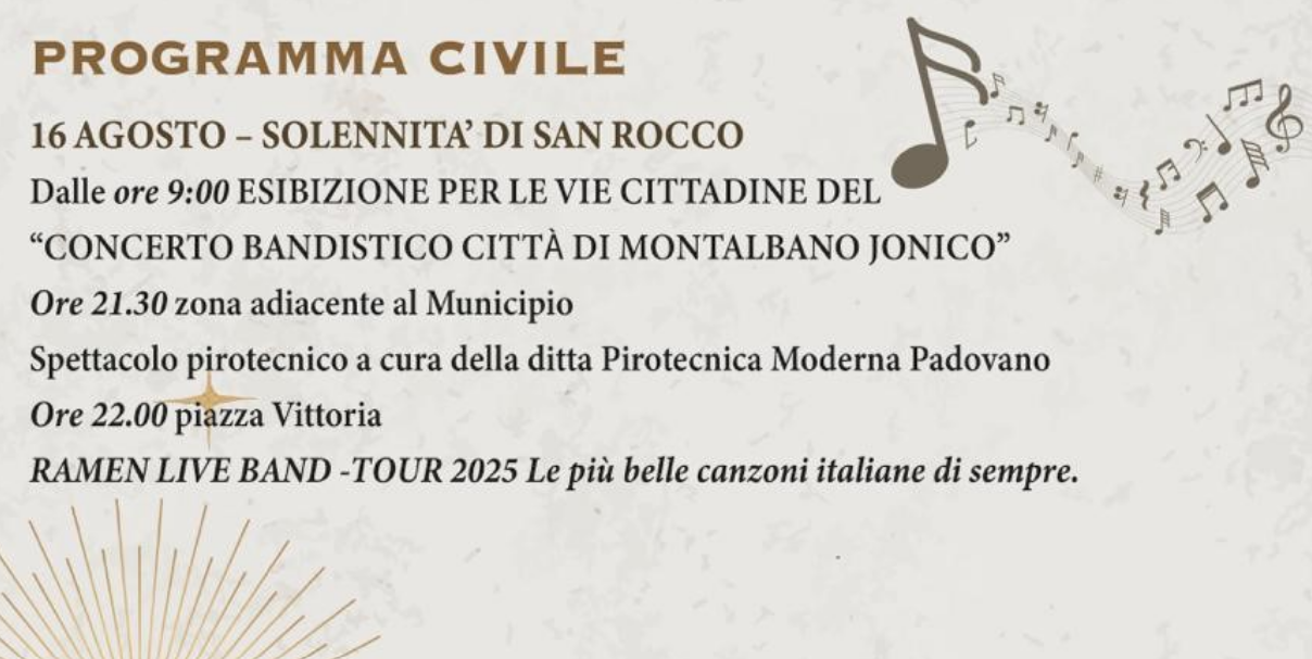 festa san rocco ramen live band