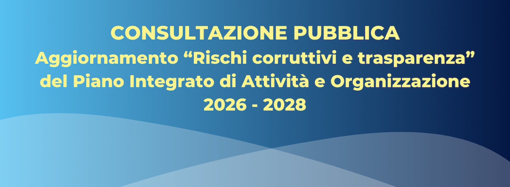 consultazione pubblica piao